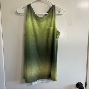 Promesa Women’s Green Ombre Tank Top Size L